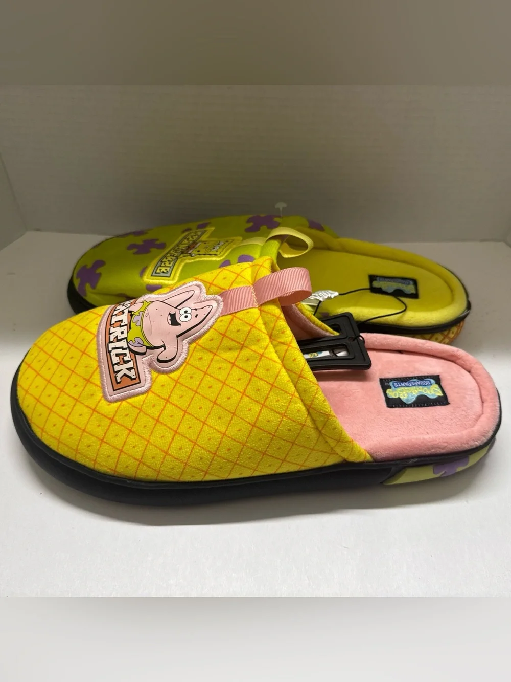 SpongeBob SquarePants & Patrick Star Men's Bounce Scuff Slippers Ground Up 13/14